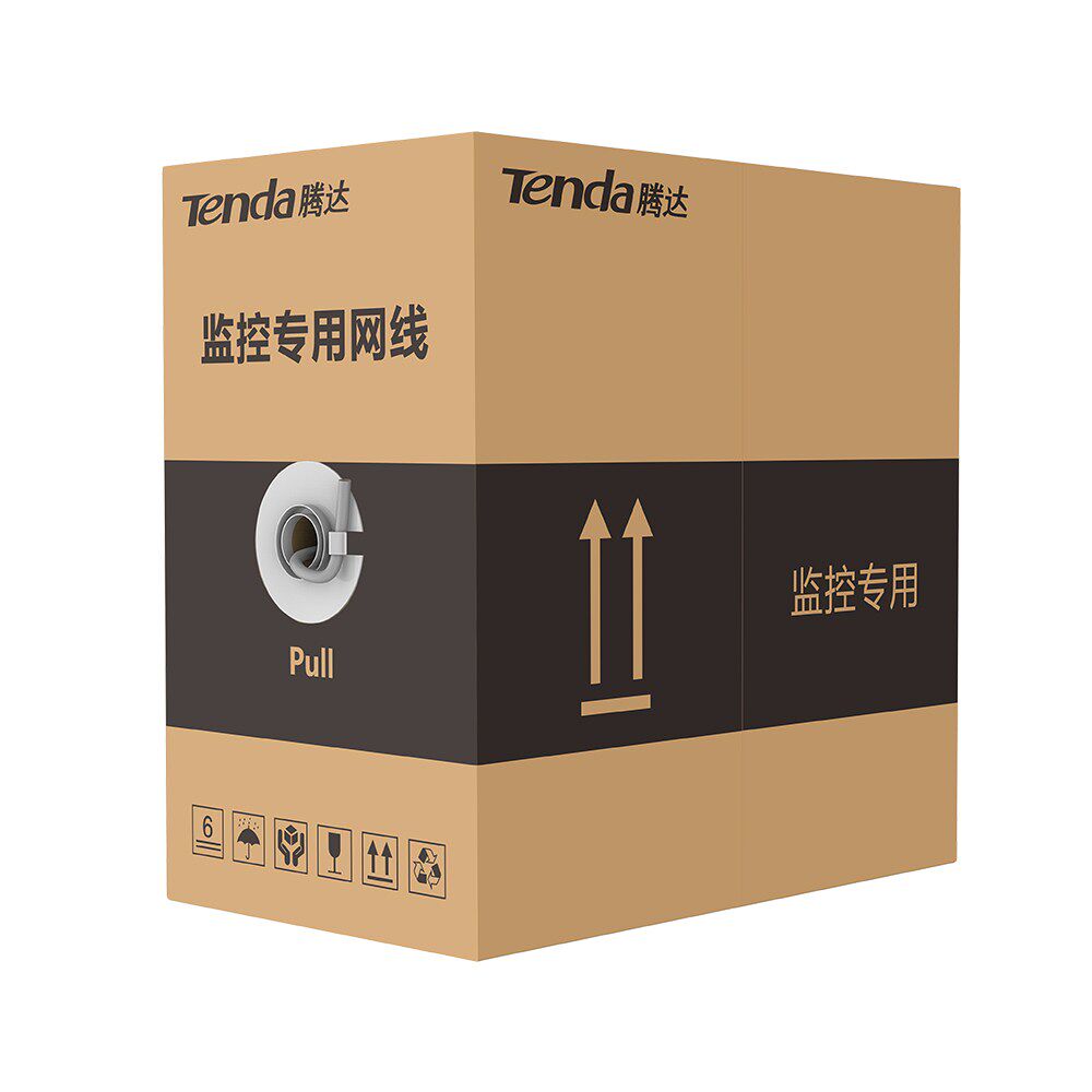 Tenda TEC-5000-305 4 pairs of twisted pair unshielded monitoring dedicated line 0 45mm oxygen-free copper network cable