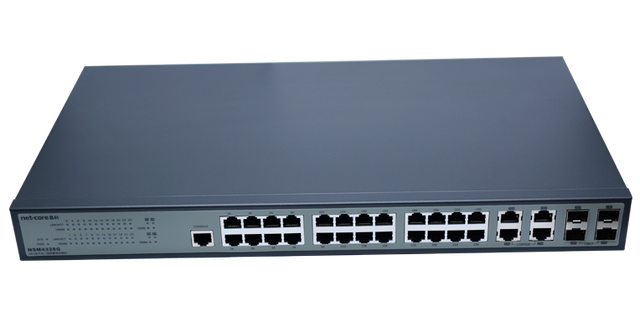 Leike Netcore NSM4328G 28 Gigabit/4 SFP fiber ports managed rack switch