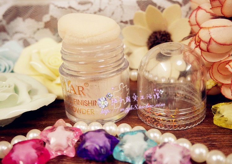 Full 39 Phấn phủ dạng bột Pearlescent 8g Bột trang điểm nấm phấn phủ becca