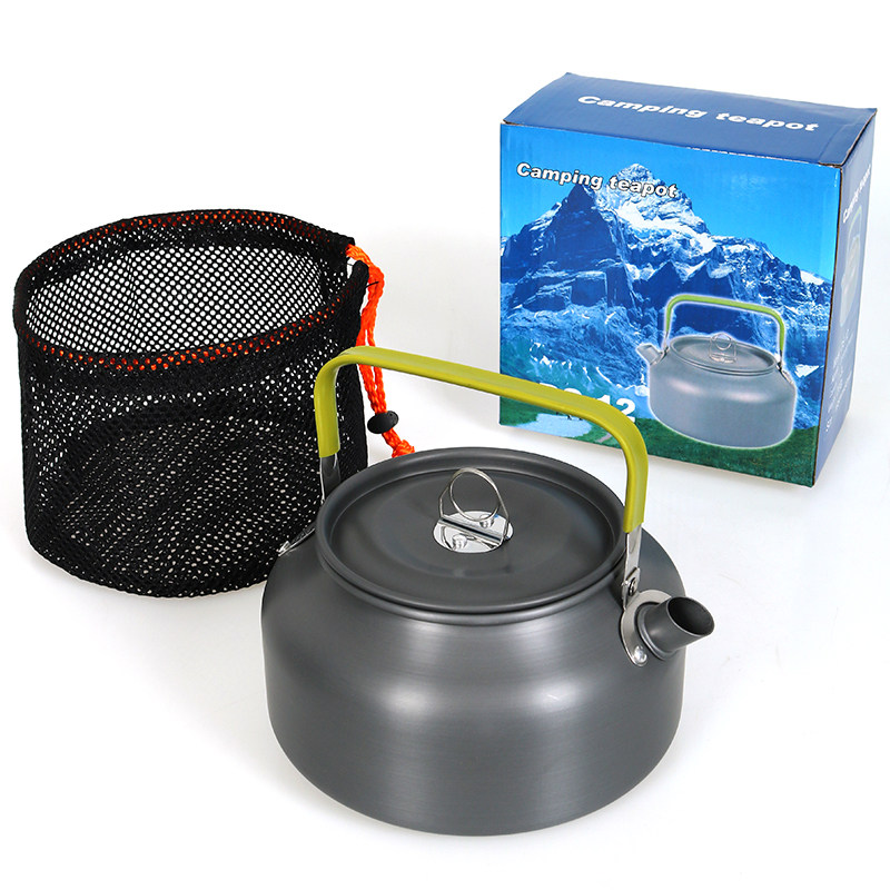 Outdoor Picnic Teapot 1 2L Kettle Coffee Maker Mountaineering Kettle Camping Teapot Portable Kettle-Taobao
