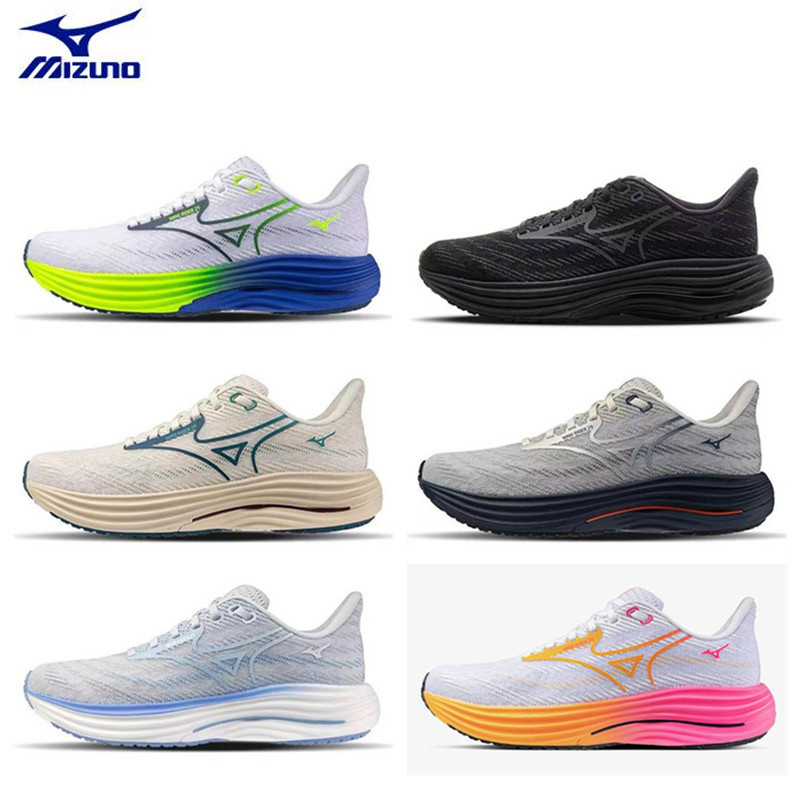 Mizuno Mizuno 26 New Spring and Summer Thick-Soled Cushioning Breathable Running Shoes Sneakers Wave Rider 29