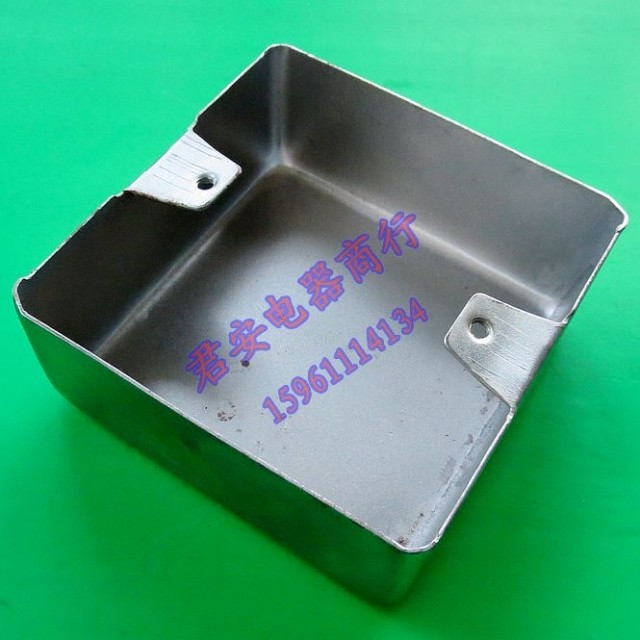 Type 86 galvanized metal clear mounting wire box stretch case punching seamless self drilling clear wire iron case HS50mm