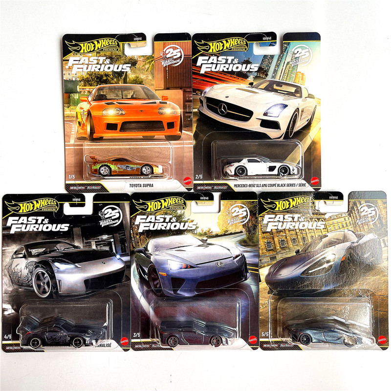 Hotwheels Fast and Furious Car Model Hnw46 Nissan Toyota Speedster Porsche Hnr88