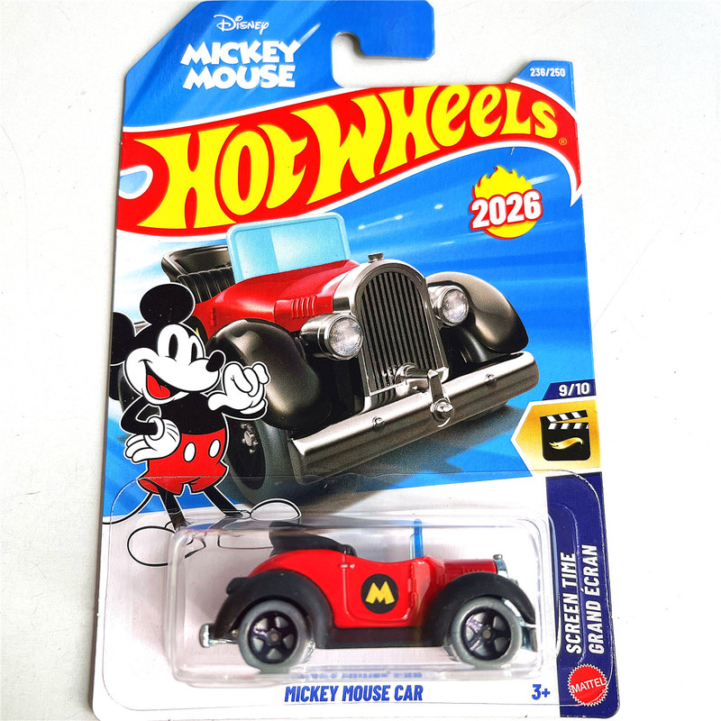 C4982 Hot Wheels 2026N Alloy Sports Car Model Mickey Mickey Mouse Car Vintage Car C4982 Hot Wheels 2026N Alloy Sports Car Model Mickey Mickey Mouse Car Vintage Car