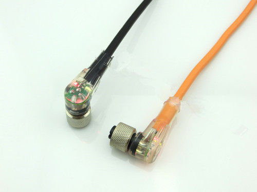 M12 elbow PNP Air plug avionics close to switch photoelectric switch sensor connecting wire 4 core with lamp