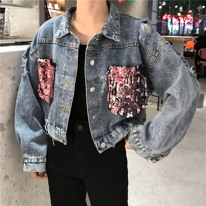 Blouson femme BEIWAN     en Cow-boy - Ref 3322020 Image 9