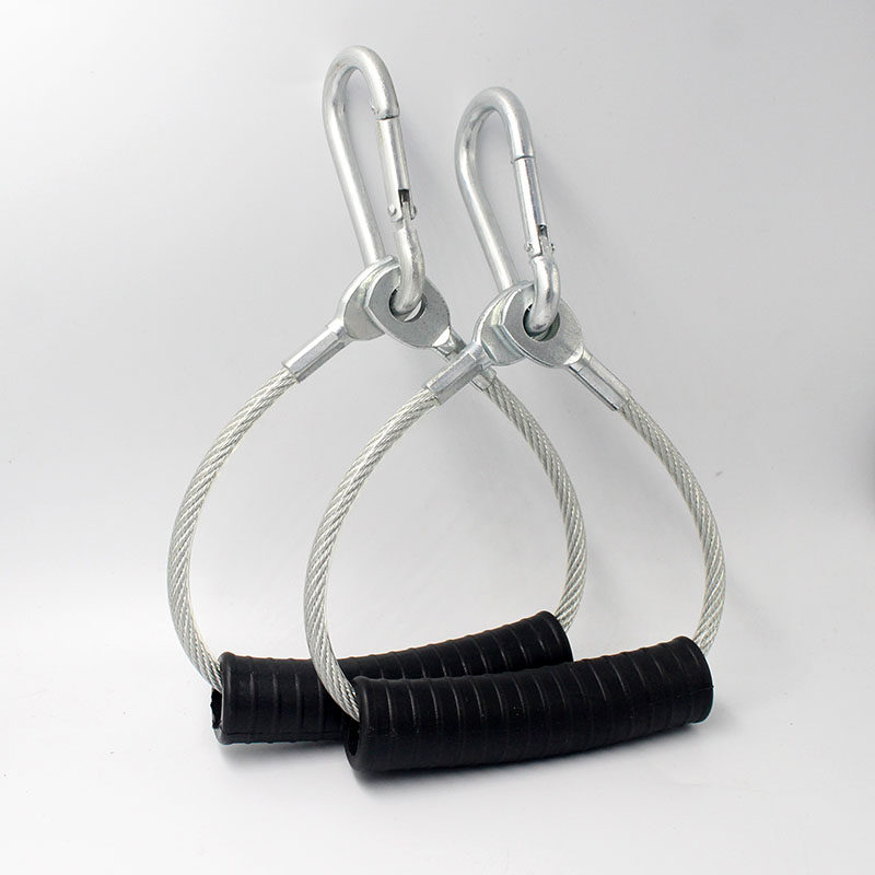 Wire rope gantry handle Fitness equipment accessories Big bird grip 1 4 inch socket wrench Bird handle Gantry clip chest pull handle
