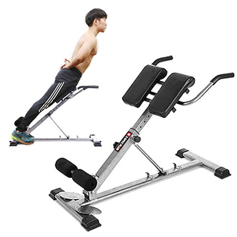 Roman bench Indoor Roman chair Home Lumbar Muscle Abs Training Fitness Chair Free to fold Fold Goat quite body