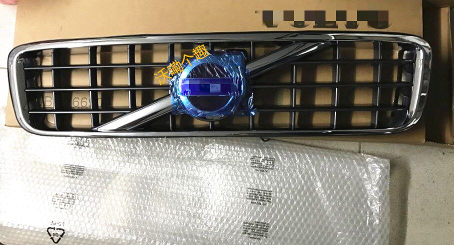 Suitable for Volvo New Old subsection XC90 mid net front midnet grille front machine cover grille Round Label New