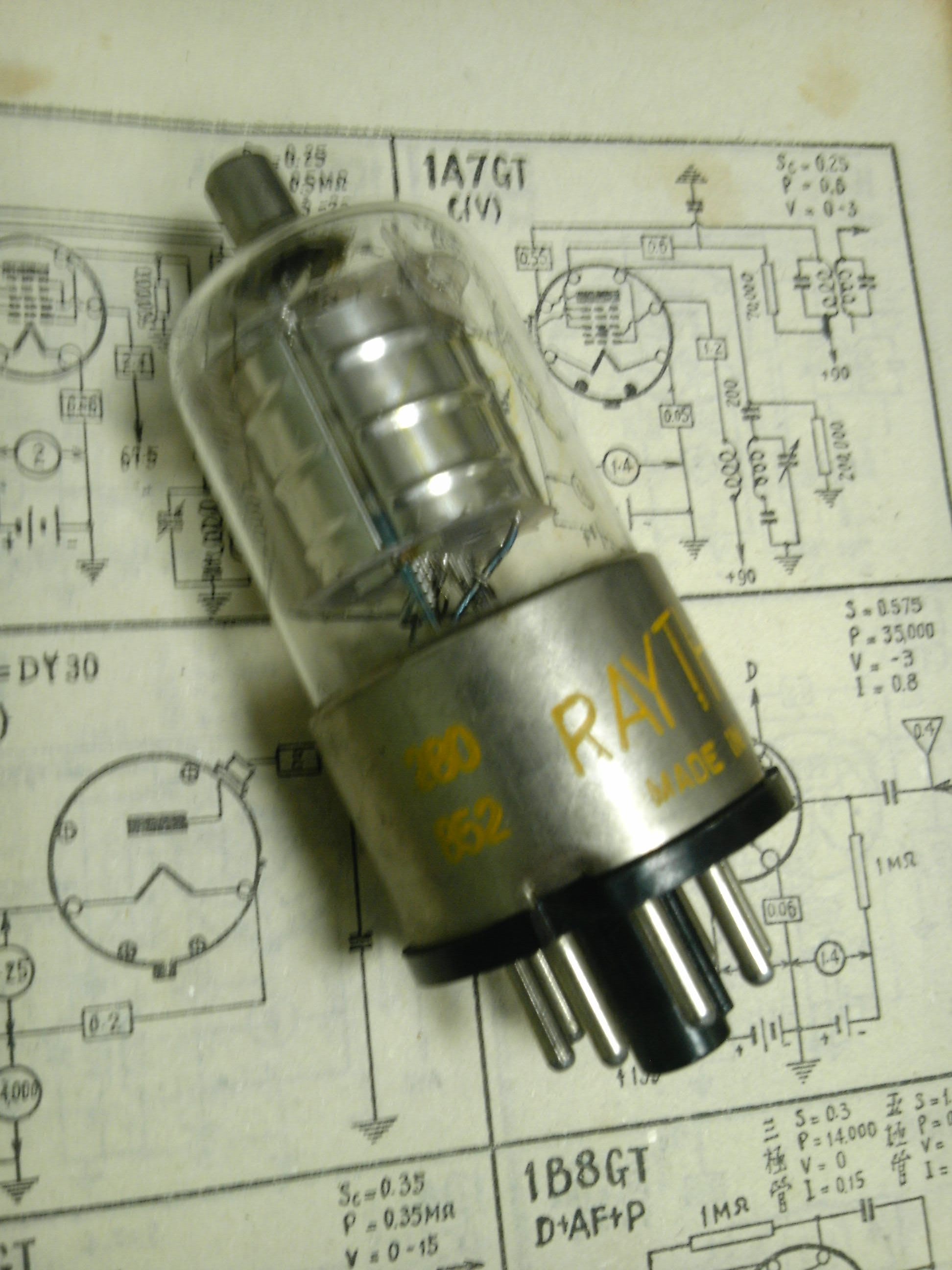 全新美国1A7GT电子管1N5,1H5,1P5,1Q5,1A5,3Q5,1C5GT