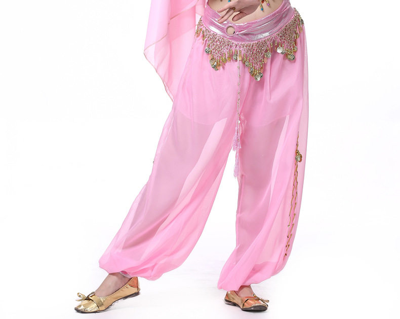 Belly dance outfit belly dance with new belly dance pants Indian dance pants snow spinning light cage pants-Taobao