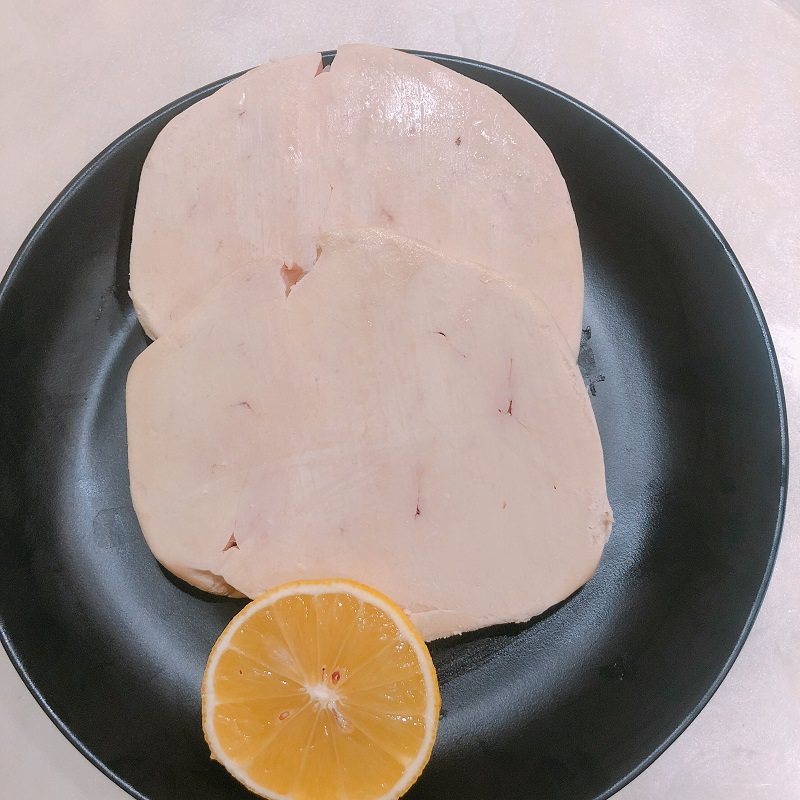 Fan-style foie gras whole fresh special A grade whole only sliced fatty liver baby Deputy food vacuum packing 250g