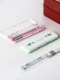 Imported Japanese portable chopsticks spoon set for primary school students' travel tableware with dustproof fork spoon chopstick combination storage box