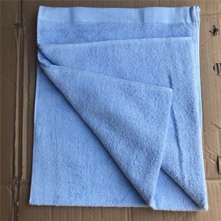 New Style Special Towel in Light Flame Blue for Household Cleaning, Absorbent, Non-Shedding, Pure Cotton, Skin-Friendly and Soft for Dormitory Use