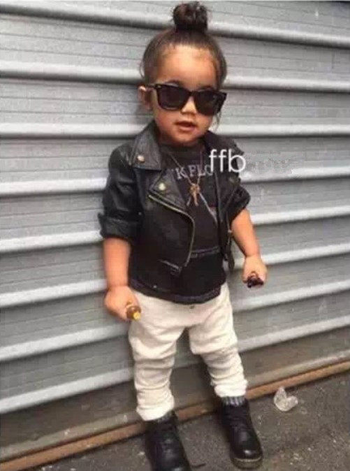 Blouson enfant en cuir PU - Ref 2159502 Image 34