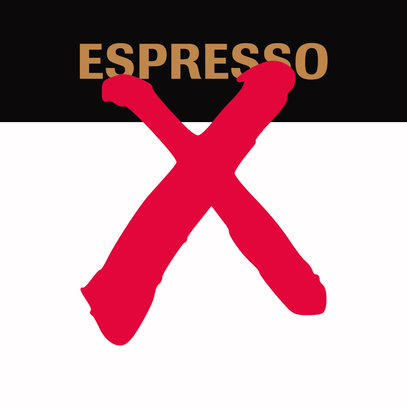 Espresso, Uncertain Blend X, Italian Coffee, Cappuccino, Latte, Etc., Messy Mix, One Pound 