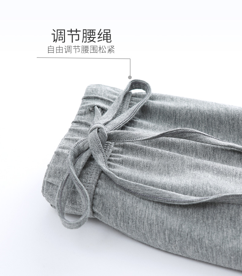 Shile Men Quần Pyjama Quần Quần Cotton Home Quần Nam Thin Cotton Loose Solid Màu Nam Cotton Thin Pyjama quần kaki