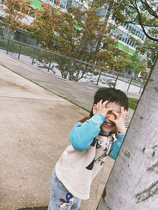 MINIV KIDS graffiti dreamer ~ baby fleece thickened sweater childrens pullover top bottoming shirt