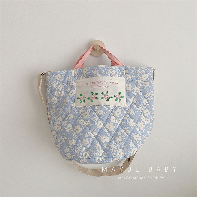 South Korean ins Mummy bag cute teenage canvas Handbags Satchel satchel Large-capacity Bucket Mother Bag