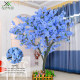 Purple Multi-Layer Cherry Blossom Tree Fake Tree Indoor Floor Decoration Landscape Tree Blue Flower Tree Outdoor Landscaping Artificial Tree