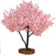 Japanese-Style Purple Cherry Blossom Tree Artificial Flower Fake Tree Large Internet-Famous Wishing Tree Company Lobby Entrance Decoration Tree