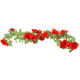 Artificial Rose Decorative Flower Vine, Fake Flower Vine, Silk Flower, Plastic Flower, Pipe Decoration, Wall Hanging, Wedding Decoration