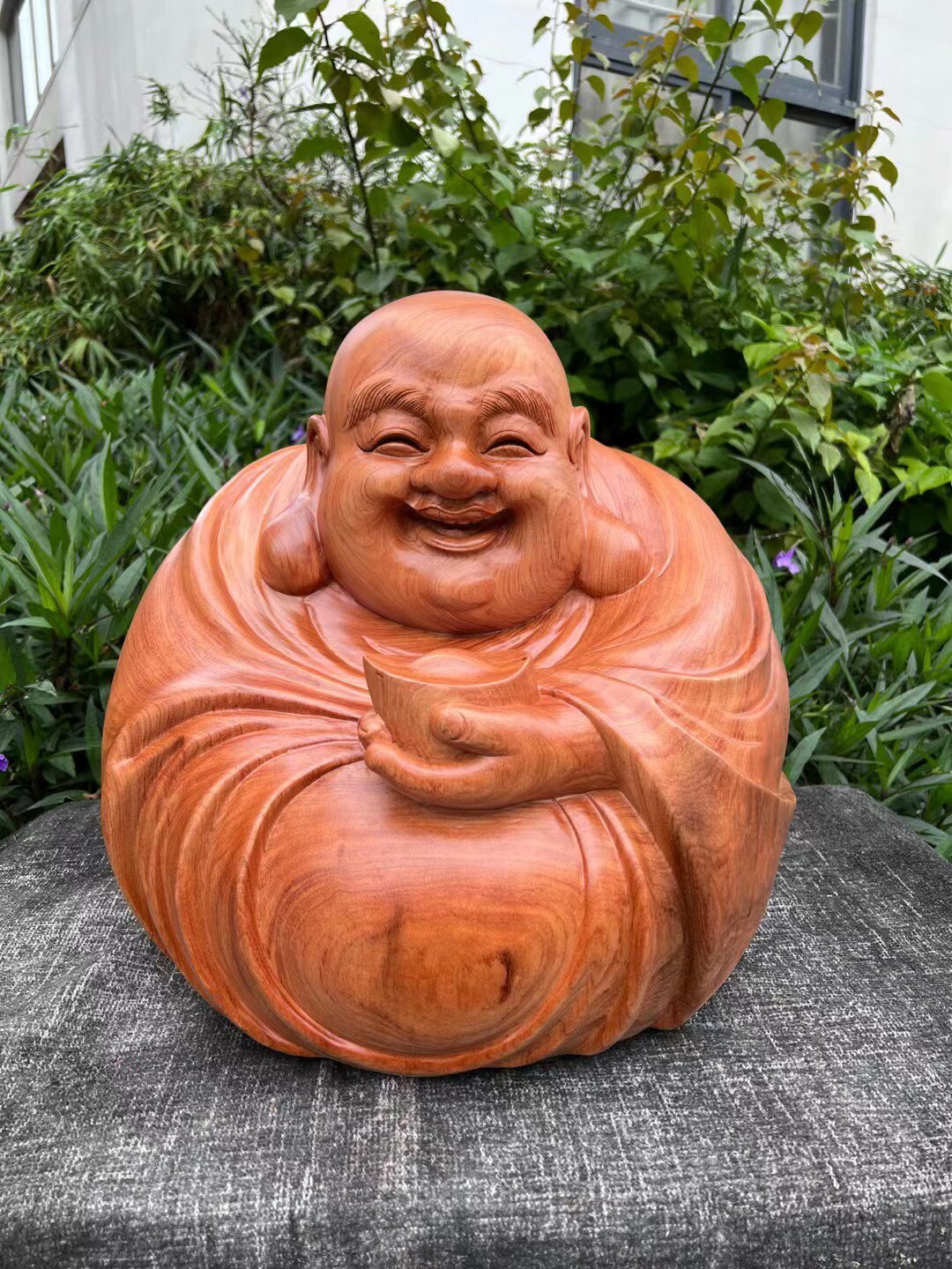 Flowers Pear Wood Müller Root Sculpture Pendulum Pieces Good Allegory Gift Wood Carving Craftsmanship Gift Hem Solid Wood Handcrafted Engraving High 41 Long 40