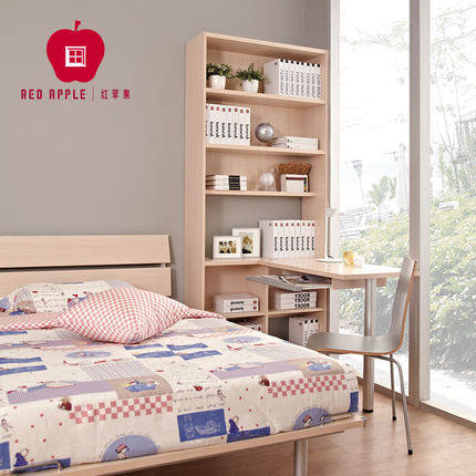 Red Apple Furniture Simple Corner Desk Bookshelf Combination Computer Desk Desktop Student Desk E730-36L