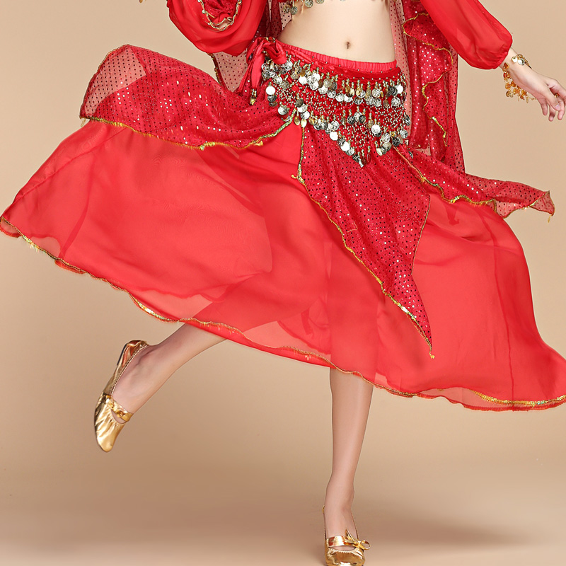 Belly dance suit belly dance down dress Skirt Half Body Dress Practice Exercises long dress rehearsas dresses Dresses Dress
