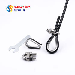 Wire Rope Self-Locking Buckle LAOSHU Fitness Equipment Length Adjustment Buckle DIY Accessories Ring Buckle Home Equipment