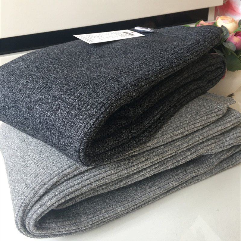 Chất liệu cotton mùa thu và mùa đông co giãn cao có đệm nhung ở đầu gối Quần nhiệt nam và quần ấm áp quần đáy quần quần giữ nhiệt trẻ em