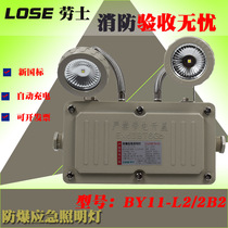 Laus explosion-proof Fire sign light LED safety exit evacuation indication National Standard Fire package over BY11-L2 2B2