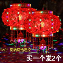 New Years lanterns 2022 Tiger years decorated with floral lanterns Cross-year red lanterns New Years Eve hanging decoration lights Spring Festival New Year