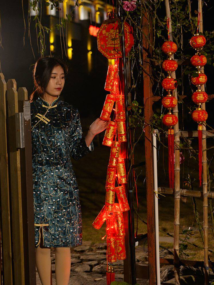 Electronic Firecrackers Whip Whip Up Super Loud Home Electronic Cannons Super Loud Spring Festival Charging Cannon Joe Relocation Wedding Pendants Hanging Accessories