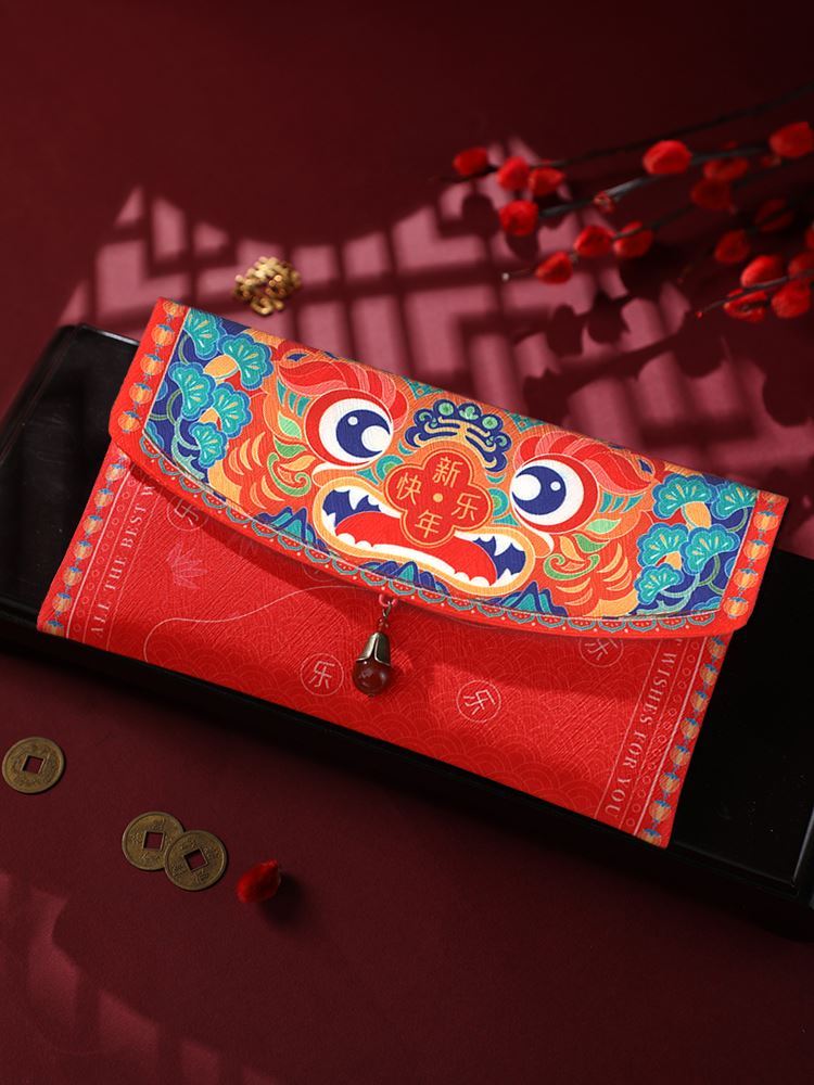 New Year's Day Children's New Year's Red Bag is a New Year's Eve 2022 New Pressed Twentpack Creative Birthday Red Packet Bag