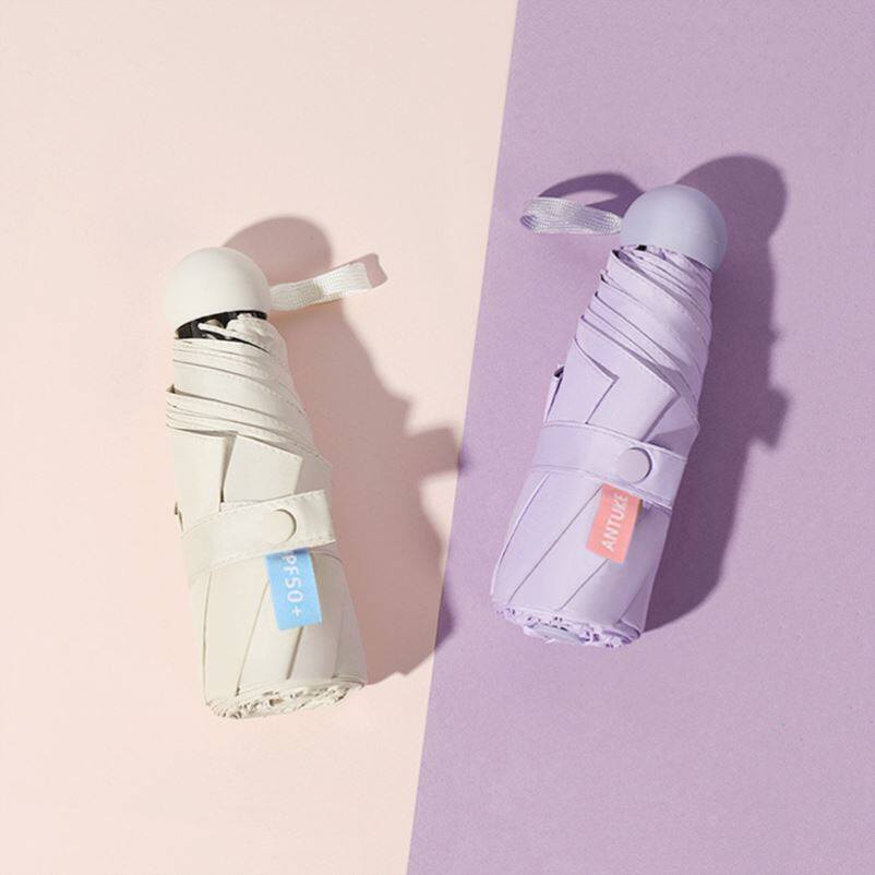 Beach umbrella female sunscreen Anti-UV2021 new student umbrella for special sunny and rainy umbrella High level