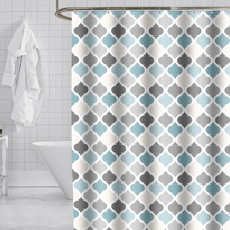 Shower curtain waterproof mildew Japanese toilet partition window Shower curtain Waterproof shower room waterproof cloth thickened bathroom curtain