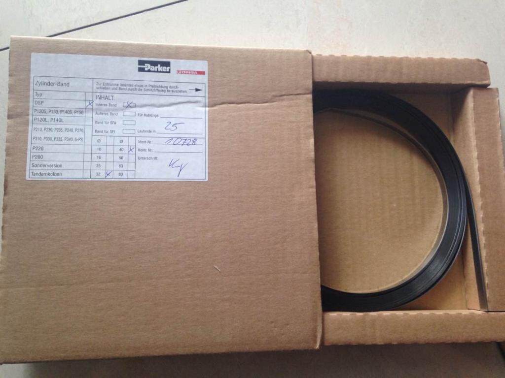 Imported spot mechanical lever-free cylinder OSP-P16-25-32-40-50-63 Repair bag sealed steel strip