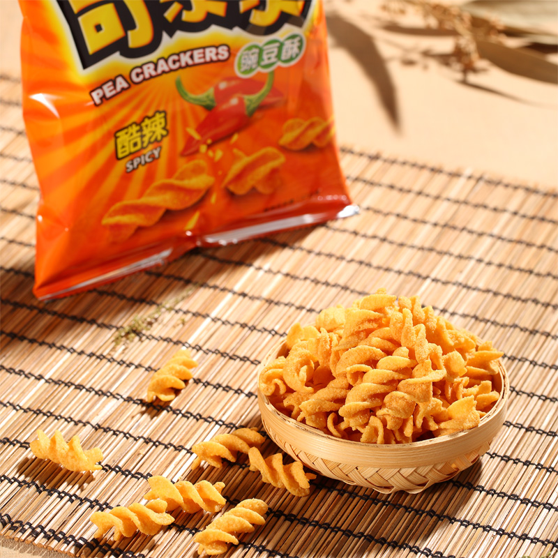 Taiwan's Lekot specials in classic nostalgia casual Little Eating with zero food couplets Pea Ghee With 8 Taste Imported