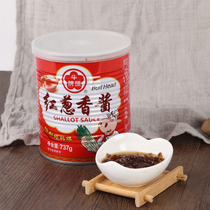 Seasoning Taiwan Niutou brand rice red onion sauce 737g scallion crisp original imported turkey noodle sauce stir fried