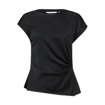(Simplified Aesthetics) Masfil 2024 Summer New Fashion Elegant Pinch-pleated Slim Design Tops for Women