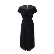 (New Energy Black Dress) Masfili Dress Summer New Black European Palace Retro Style Evening Dress