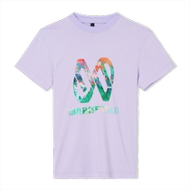 (New Energy Color) Masfils new round neck logo printed summer dopamine short-sleeved T-shirt