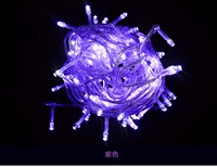 10 метров 100 световых (фиолетовых) полос хвостовой штекер