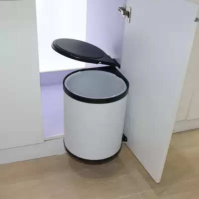 VASE SHOP embedded integral cabinet trash can? Car built-in door home kitchen hidden cabinet trash can