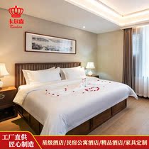Hotel furniture Bed Hotel bed and breakfast Guest room Bedside table Wardrobe Writing desk and chair Standard room Full set of furniture