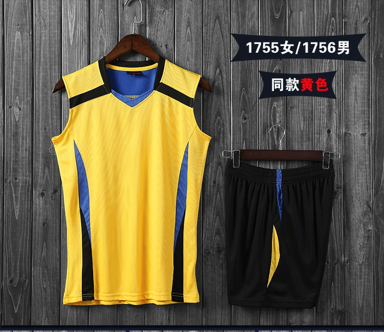 Quần áo bóng chuyền chính hãng phù hợp với áo nam thi đấu phù hợp với đào tạo phù hợp với đồng phục không tay áo vest phong cách phù hợp in