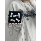 Небольшая сумка, брендовая сумка через плечо, небольшой дизайнерский маленький кошелек, коллекция 2023, премиум класс