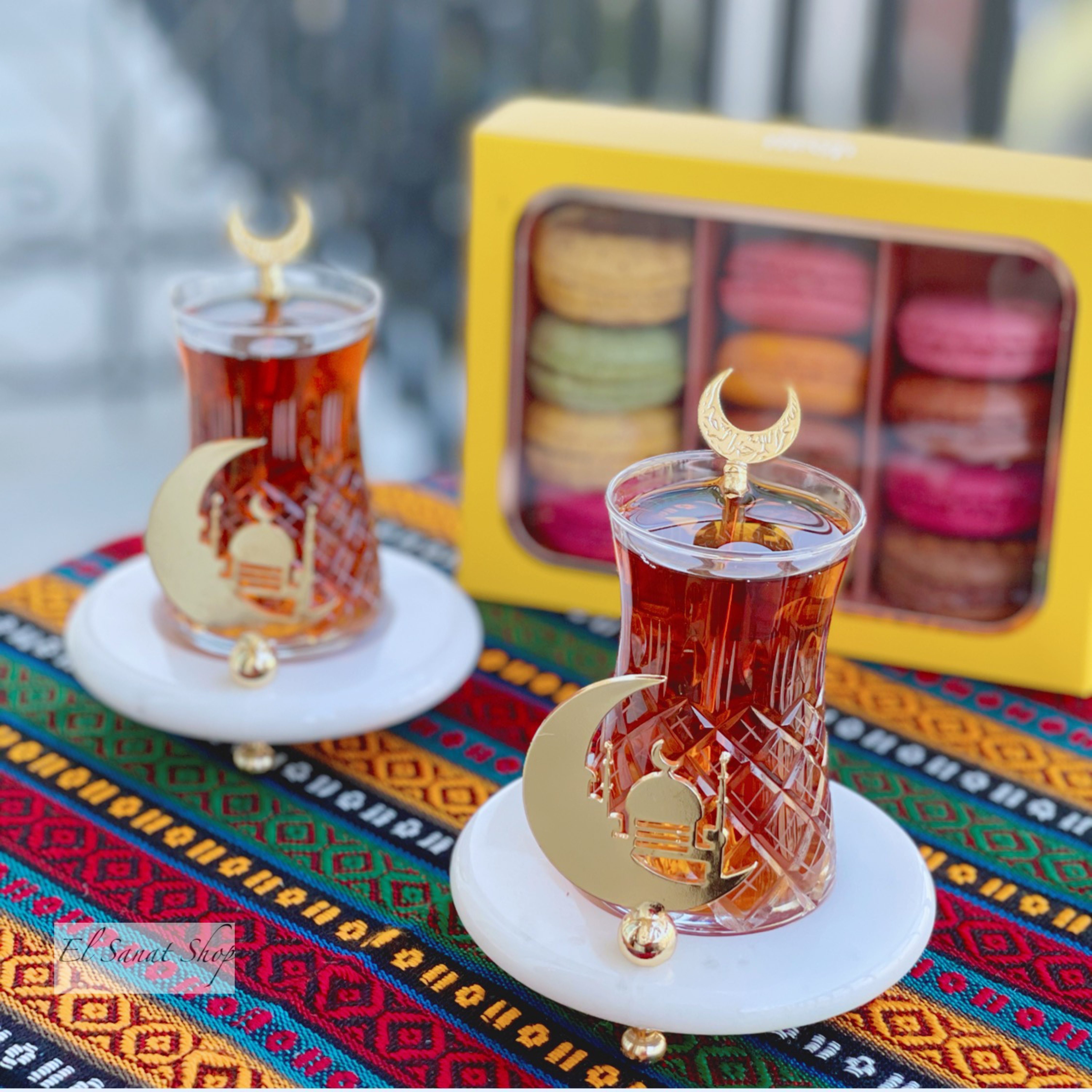 Turkey Marble Cup Mat CAMI Black Tea Cup Eu Style Afternoon Tea Giving Stars Moon Small Spoon 100ml Capacity