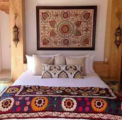 Turkish Handmade tapestry Suzani hand embroidered tapestry tablecloth Wall decorative tapestries